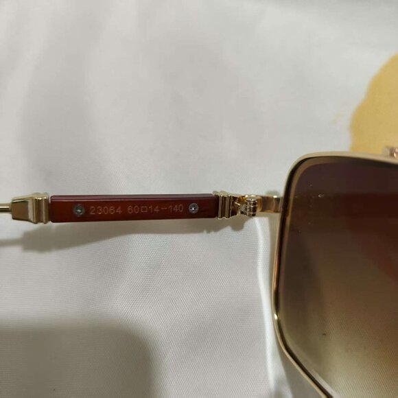 Cartier Square Gradient Brown Sunglasses - Picture 4 of 7